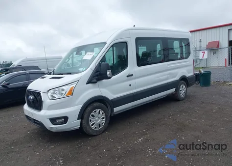 2022 Ford Transit-350 Passenger Van Xlt z USA, uszkodzony, nr VIN 1FBAX2C86NKA79221